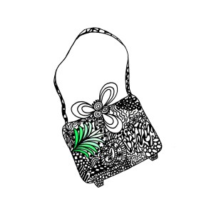 zentangleTasche 0819